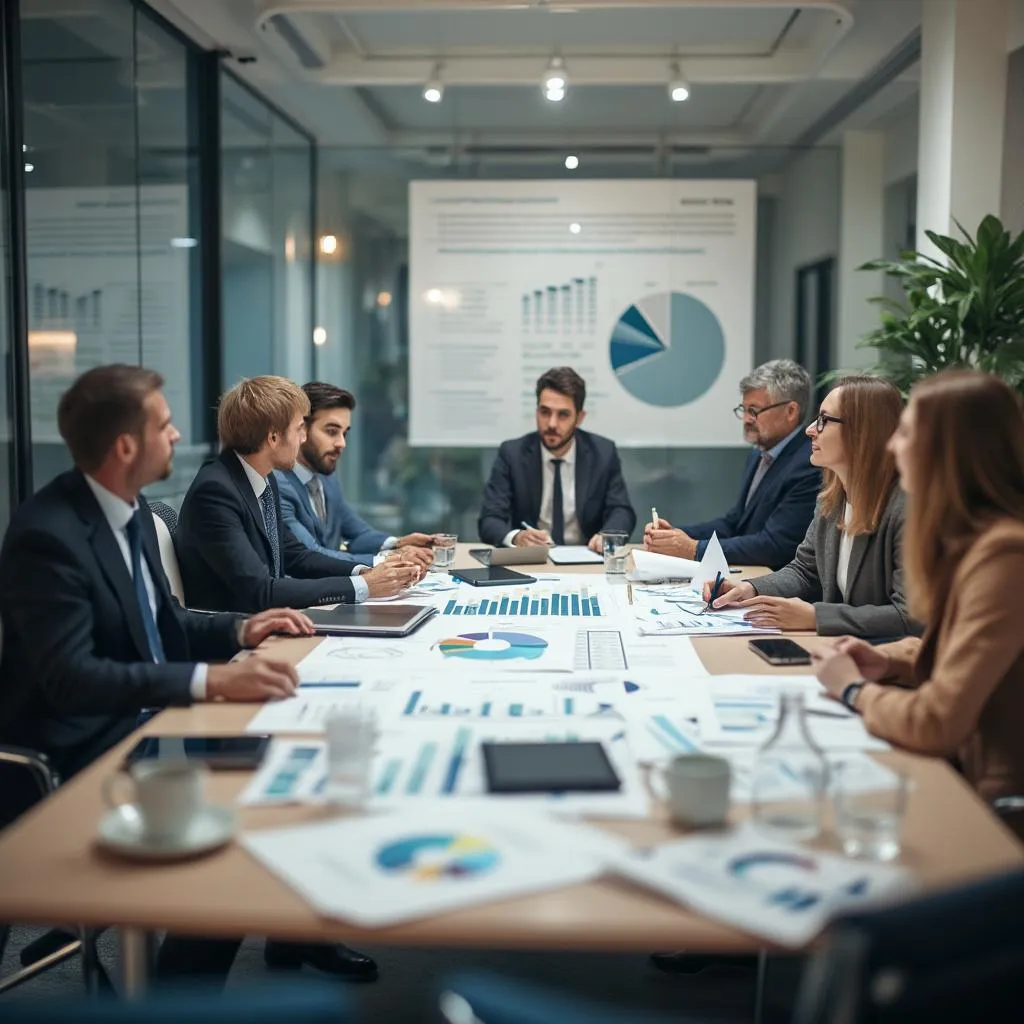Equipo de FinArgent en reunión estratégica